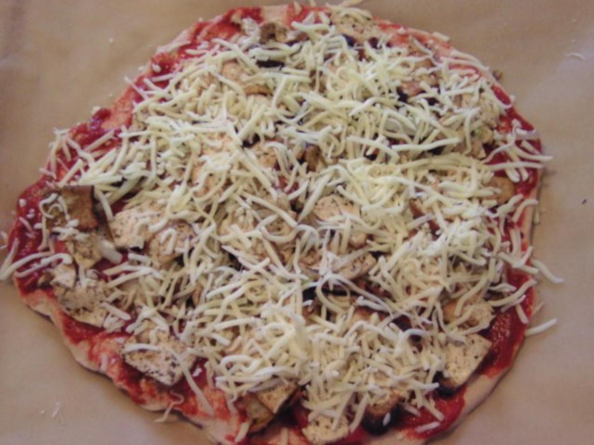 Gyros-Pizza Vegi - Rezept