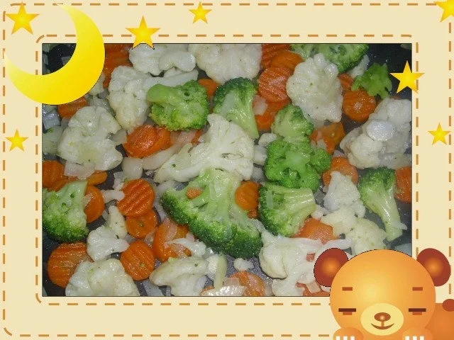 Gemüsepfanne mit Käse - Rezept