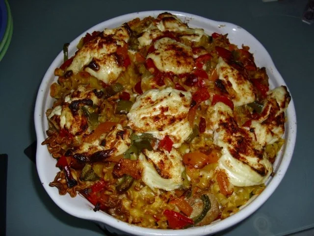 Rezept: Nudel-Paprika Auflauf mit pikanter Pute Bild Nr. 2 Nudel-Paprika Auflauf mit pikanter Pute - Rezept - Bild Nr. 2