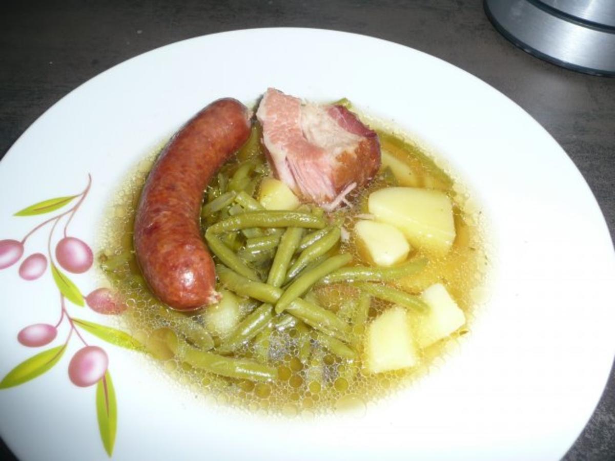 Scharfe Bohnensuppe - Rezept