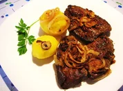 Lammleber mit Knusperzwiebeln - Rezept