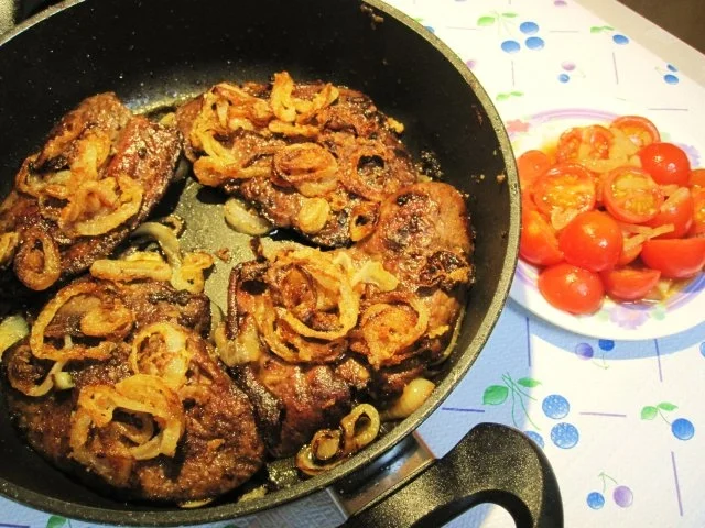 Lammleber mit Knusperzwiebeln - Rezept - Bild Nr. 5