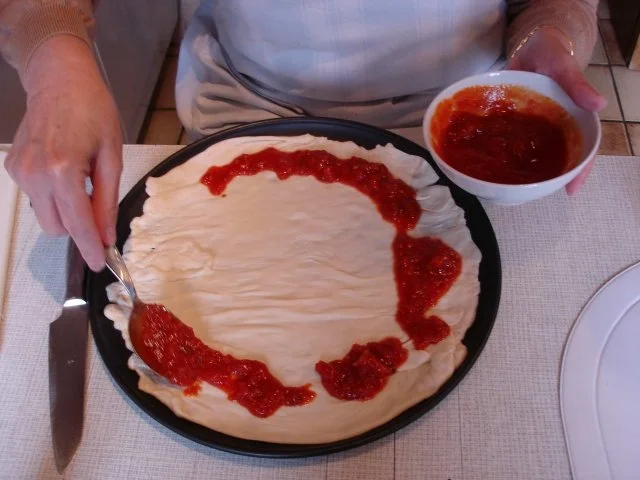 Rezept: Spargelpizza Bild Nr. 5 Spargelpizza - Rezept - Bild Nr. 5