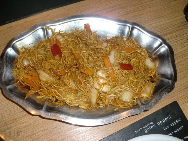 China-Menü: Gemüse-Nudel-Teller - Rezept