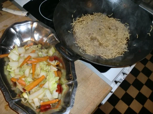 China-Menü: Gemüse-Nudel-Teller - Rezept - Bild Nr. 6