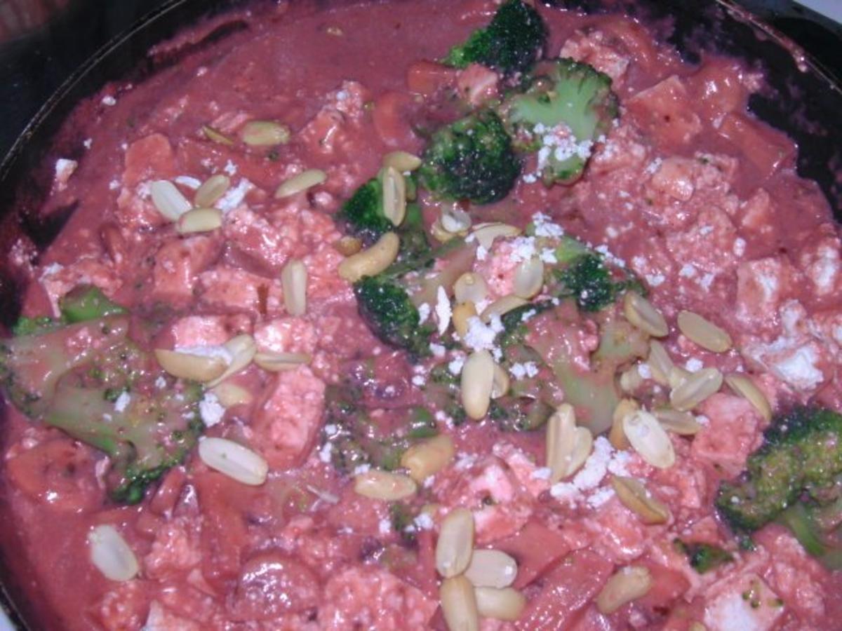 Paneer, Broccoli und Champignons in Tandoorisauce - Rezept Durch mira