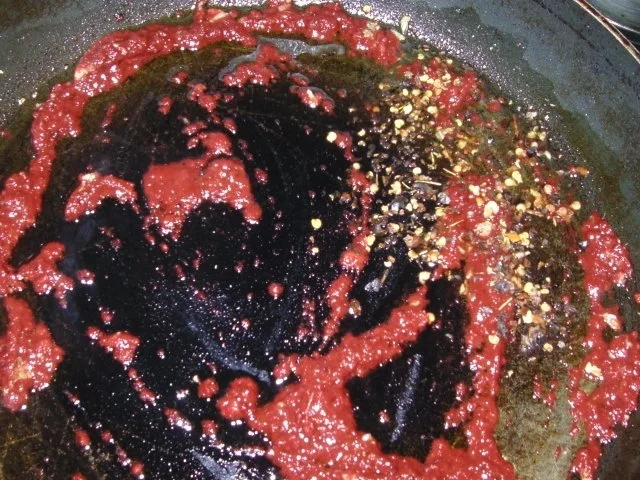 Paneer, Broccoli und Champignons in Tandoorisauce - Rezept - Bild Nr. 2