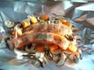Schwitzender Lachs - Rezept