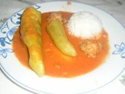 Ungarisches Töltött Paprika (gefüllte Paprika) - Rezept