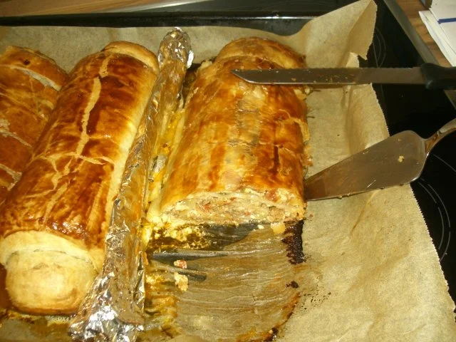 Rezept: Blätterteig Hackfleischrolle Bild Nr. 5 Blätterteig Hackfleischrolle - Rezept - Bild Nr. 5