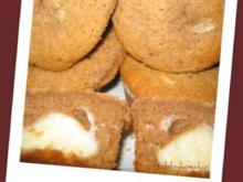 Muffins - Nutella-Muffins mit Vanillepuddingkern - Rezept