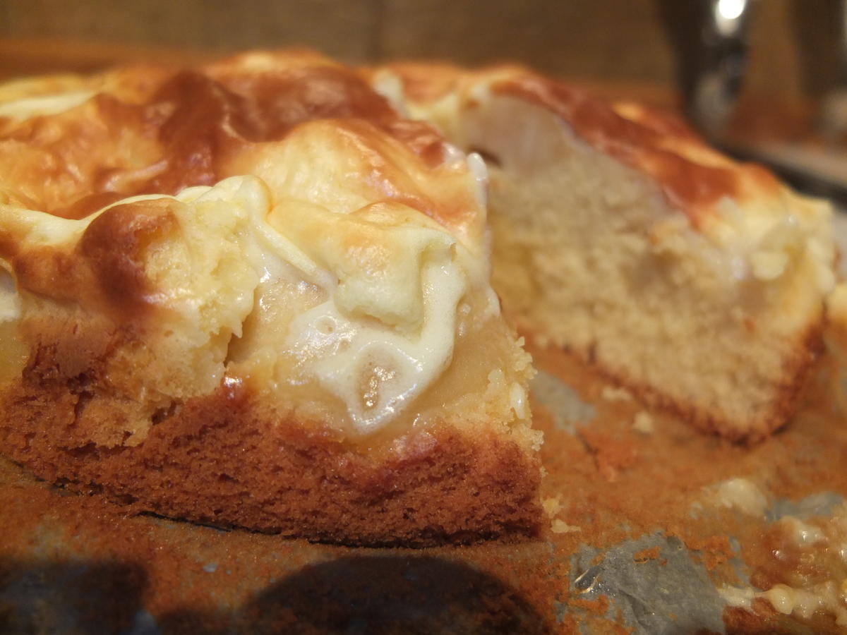 Omas Apfelkuchen mit Vanillepudding - Rezept - Bild Nr. 2