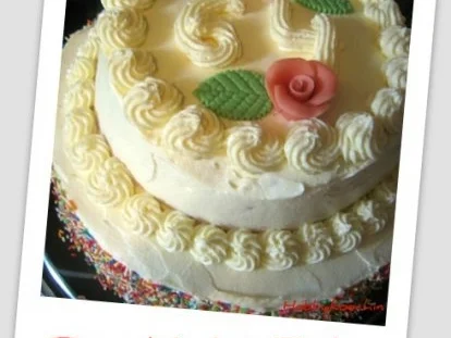 Doppelstöckige Torte - Himbeer-Vanille-Traum - Rezept