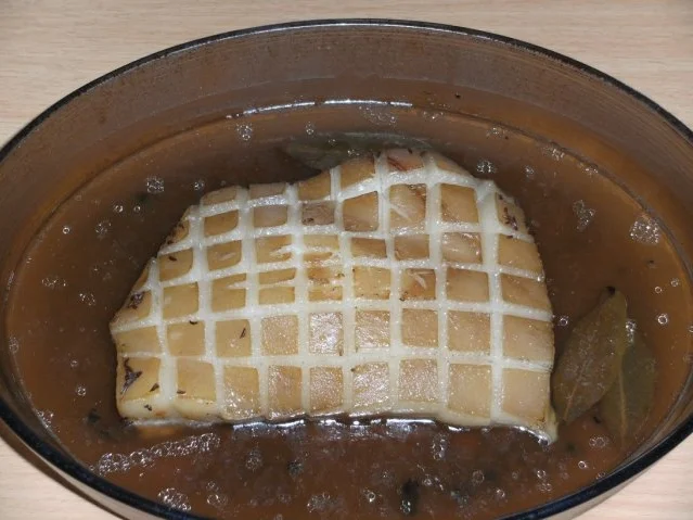 Rezept: Fleisch: Schweinsgoder oder Göderl, oder schlicht Schweinekinn Bild Nr. 7 Fleisch: Schweinsgoder oder Göderl, oder schlicht Schweinekinn - Rezept - Bild Nr. 7