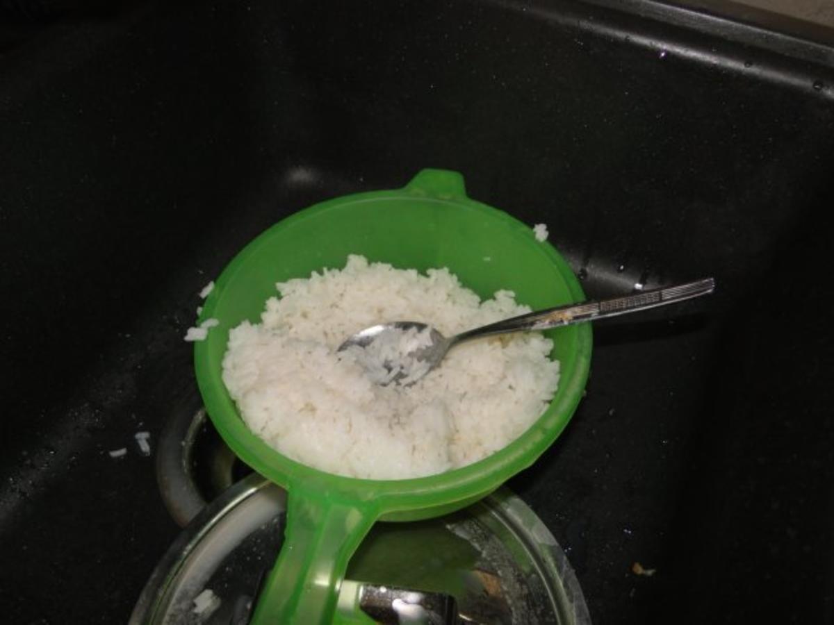 Leichte Küche: Gehacktessauce mit Reis - Rezept - Bild Nr. 3