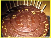 Motivkuchen für Skater - Element - Heidelbeer-Schokoladen-Kuchen - Rezept