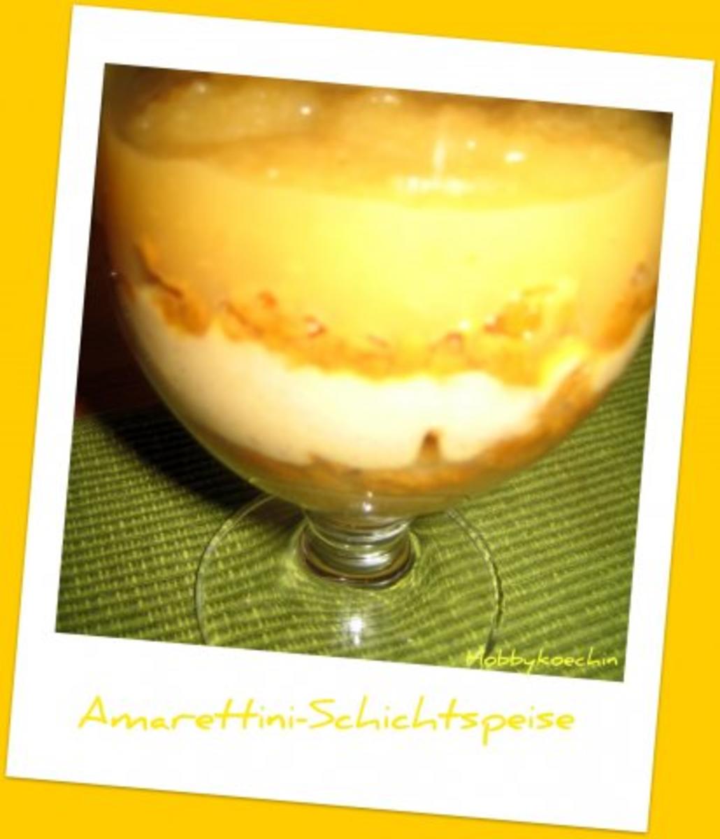 Dessert - Amarettini-Schichtspeise - Rezept