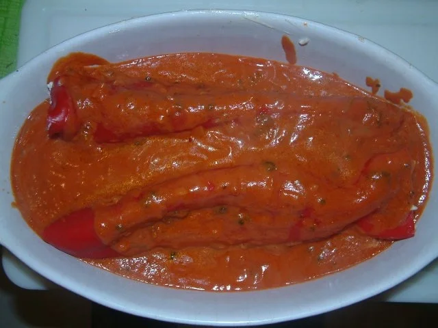 Spitzpaprika überbacken mit einer Käsefüllung - Rezept - Bild Nr. 7