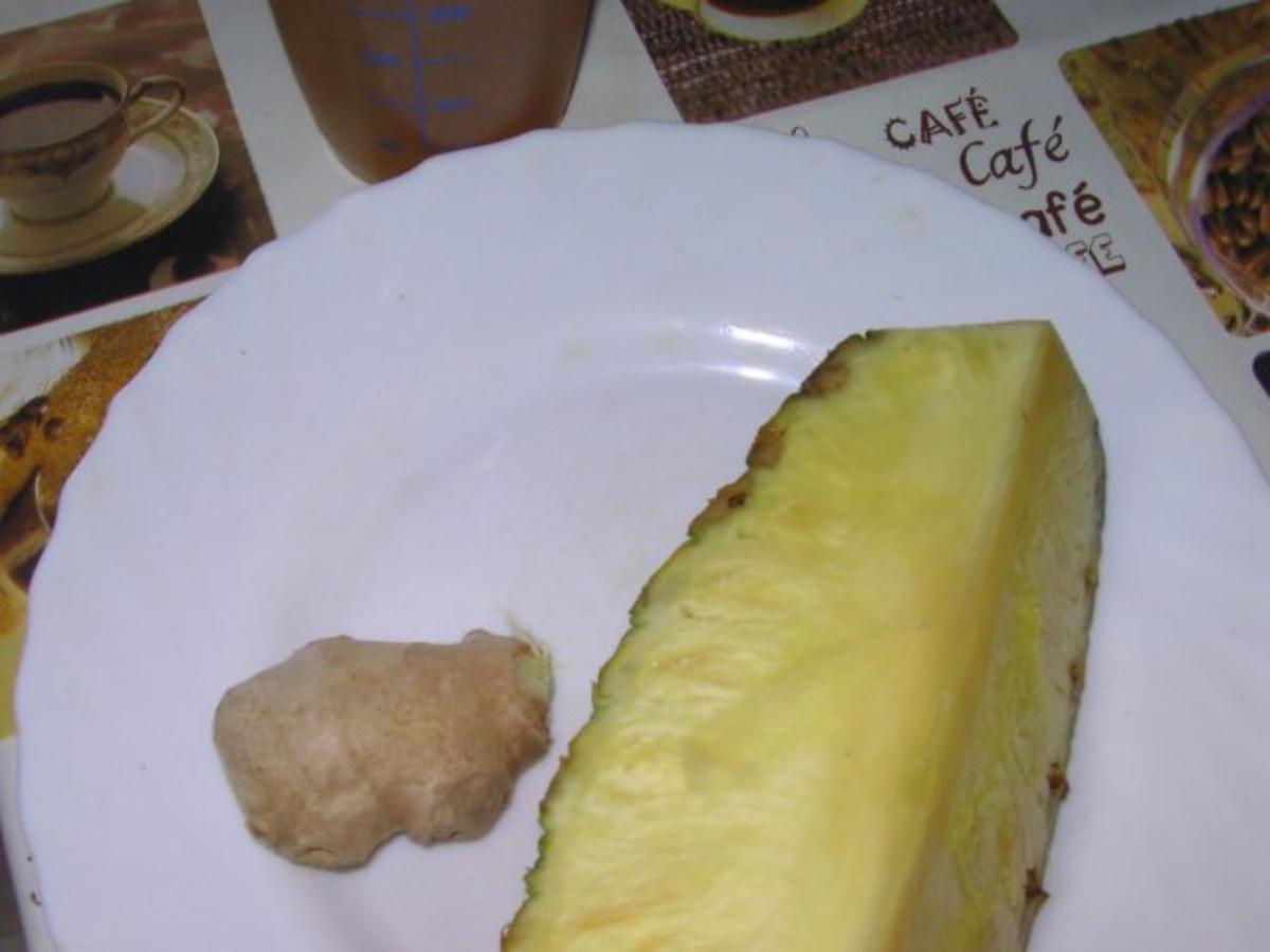 Smoothie...Ananas-Apfel mit Ingwer - Rezept - Bild Nr. 2