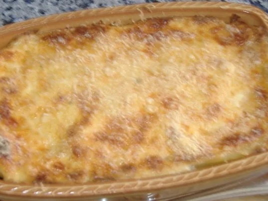 Makkaroni-Auflauf mit Paprikaspinat - Rezept - Bild Nr. 3