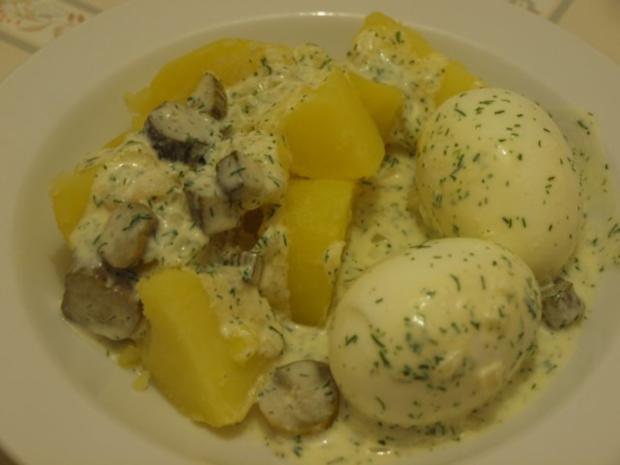 Eier in Käse-Dillsauce - Rezept mit Bild - kochbar.de