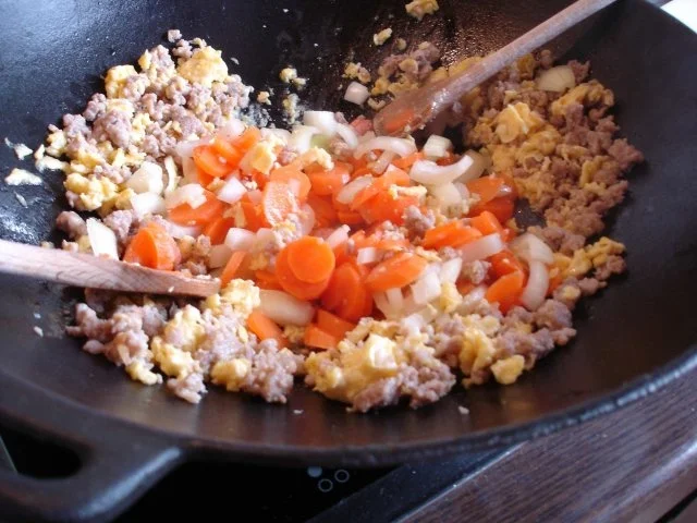 Chinesisches Bratnudeln nach Papa II - Rezept - Bild Nr. 5