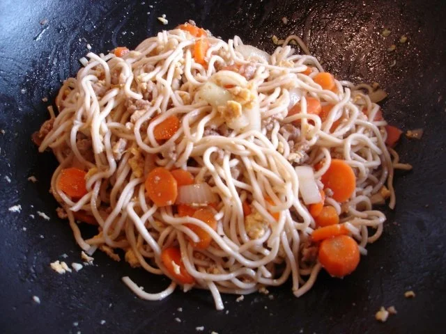 Chinesisches Bratnudeln nach Papa II - Rezept - Bild Nr. 6