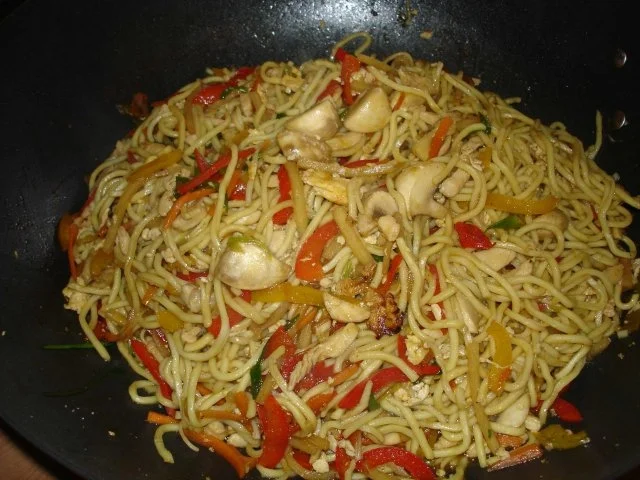 Chinesisches Bratnudeln nach Papa IV - Rezept - Bild Nr. 4