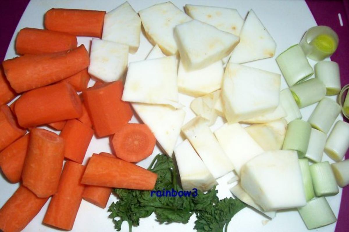 Kochen: Gemüsesuppe mit Rinderbrühe - Rezept - Bild Nr. 3