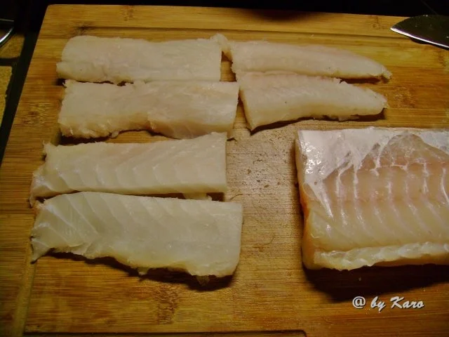 Fisch: King Klipfischfilet im Möhrenmantel - Rezept - Bild Nr. 3