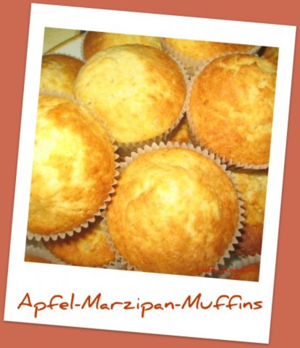 Muffins - Apfel-Marzipan-Muffins - Rezept