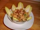 Roter Linsensalat auf Chicoree - Rezept