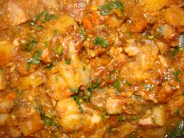 Fleisch : Schweinefleisch-Kartoffelpfanne - Rezept - Bild Nr. 2