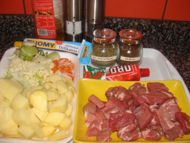 Fleisch : Schweinefleisch-Kartoffelpfanne - Rezept - Bild Nr. 3