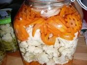 Eingekochtes Gemüse--Mixed -Pickles - Rezept