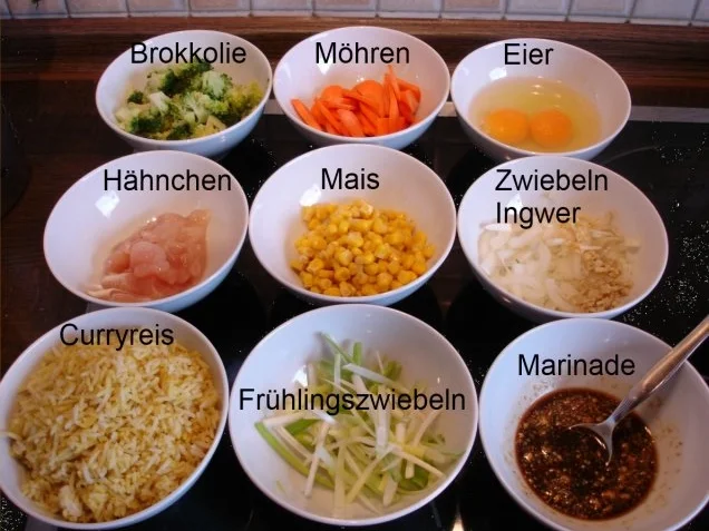 Chinesischer Currybratreis - Rezept - Bild Nr. 2