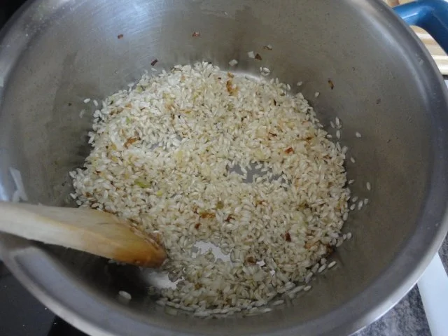 cremiger Safran Risotto & Garnelen - Rezept - Bild Nr. 3