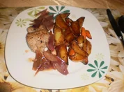 Schweinefilet mit Sherrysoße und Röstkartoffeln - Rezept