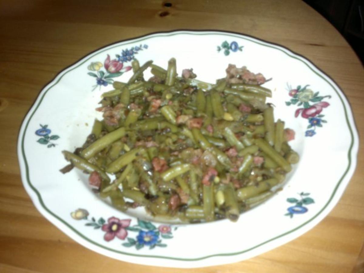 Grüne-Bohnen-Pfanne - Rezept