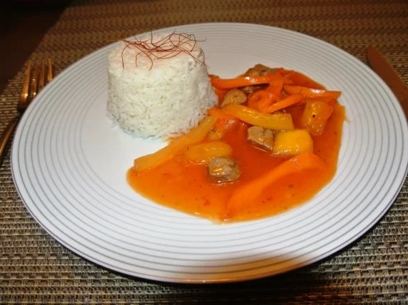 Rezept: Ente in Mangosauce Süß-sauer Ente in Mangosauce Süß-sauer - Rezept