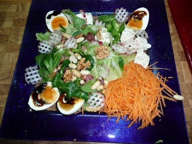 Rezept: Salatteller nach Gina-Anna Bild Nr. 2 Salatteller nach Gina-Anna - Rezept - Bild Nr. 2