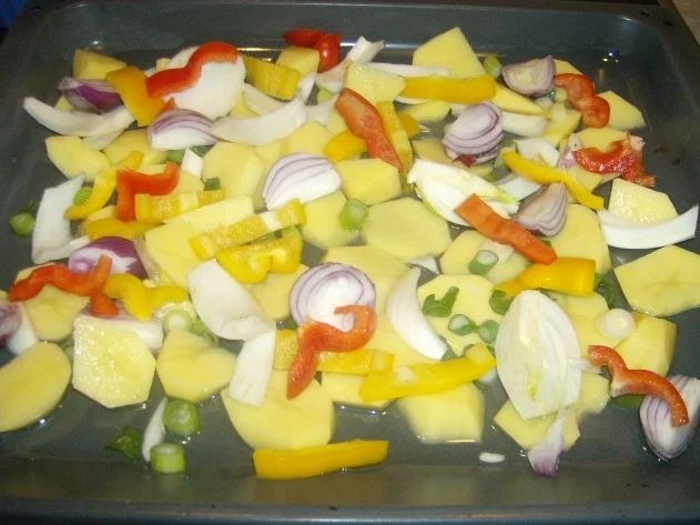 Hendlhaxen auf Gemüse - Rezept - Bild Nr. 4