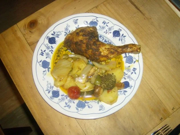 Hendlhaxen auf Gemüse - Rezept - Bild Nr. 10