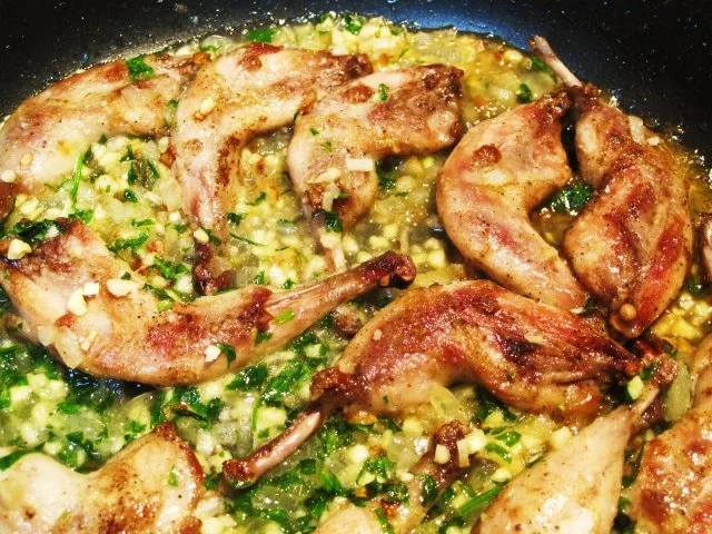 Wachtelschenkel mit Mandeln ... - Rezept - Bild Nr. 6