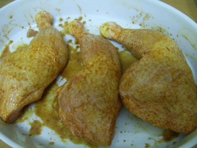 Rezept: knusprige Hähnchenschenkel knusprige Hähnchenschenkel - Rezept