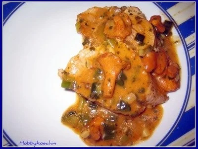 Schweinefilet mit Pfifferlingrahmsoße - Rezept