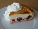 Käsekuchen mit Kirschen - Rezept