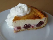 Käsekuchen mit Kirschen - Rezept