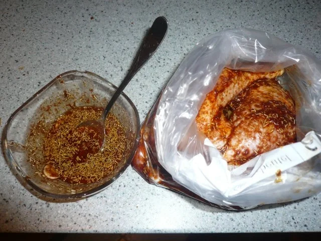 Marinade für Hähnchenschenkel -- selbst kreiert - Rezept - Bild Nr. 2