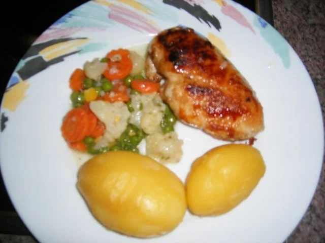 Rezept: Hähnchenbrust * knusprig * Hähnchenbrust * knusprig * - Rezept